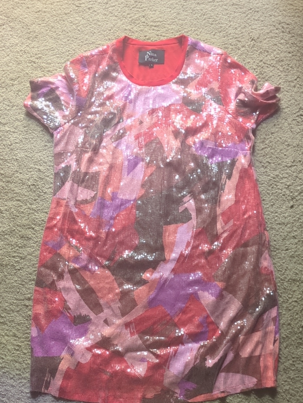 Nina Parker Sequin Mini Dress